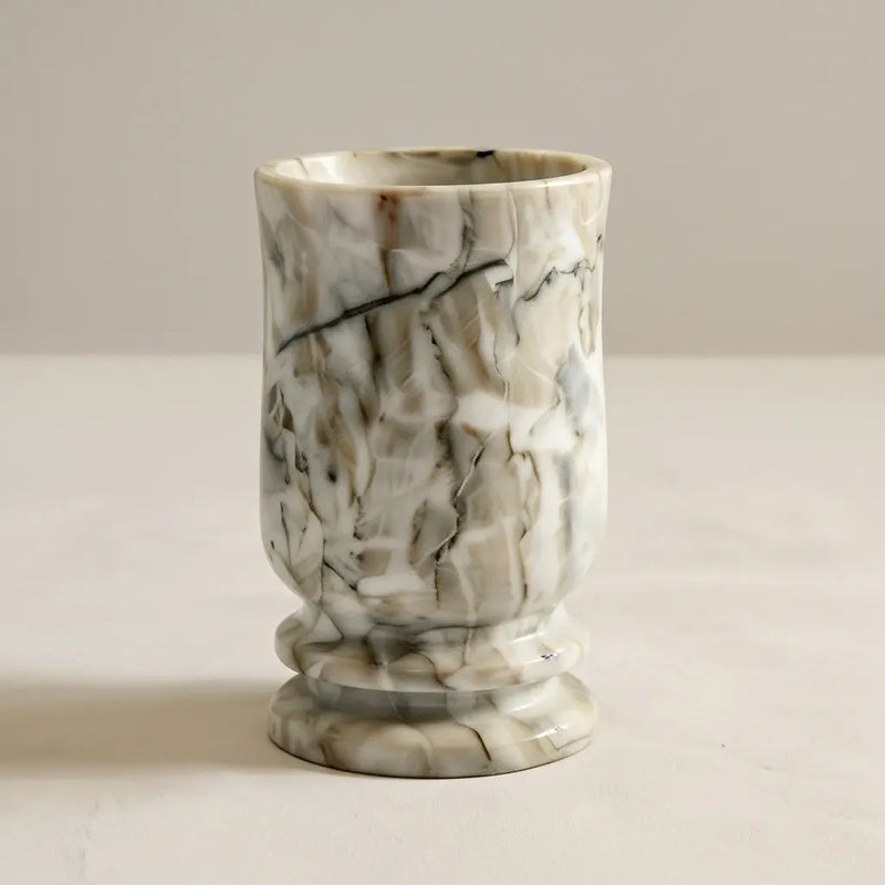 BIANCO- Vase en marbre ORGUENDA UNIVERS