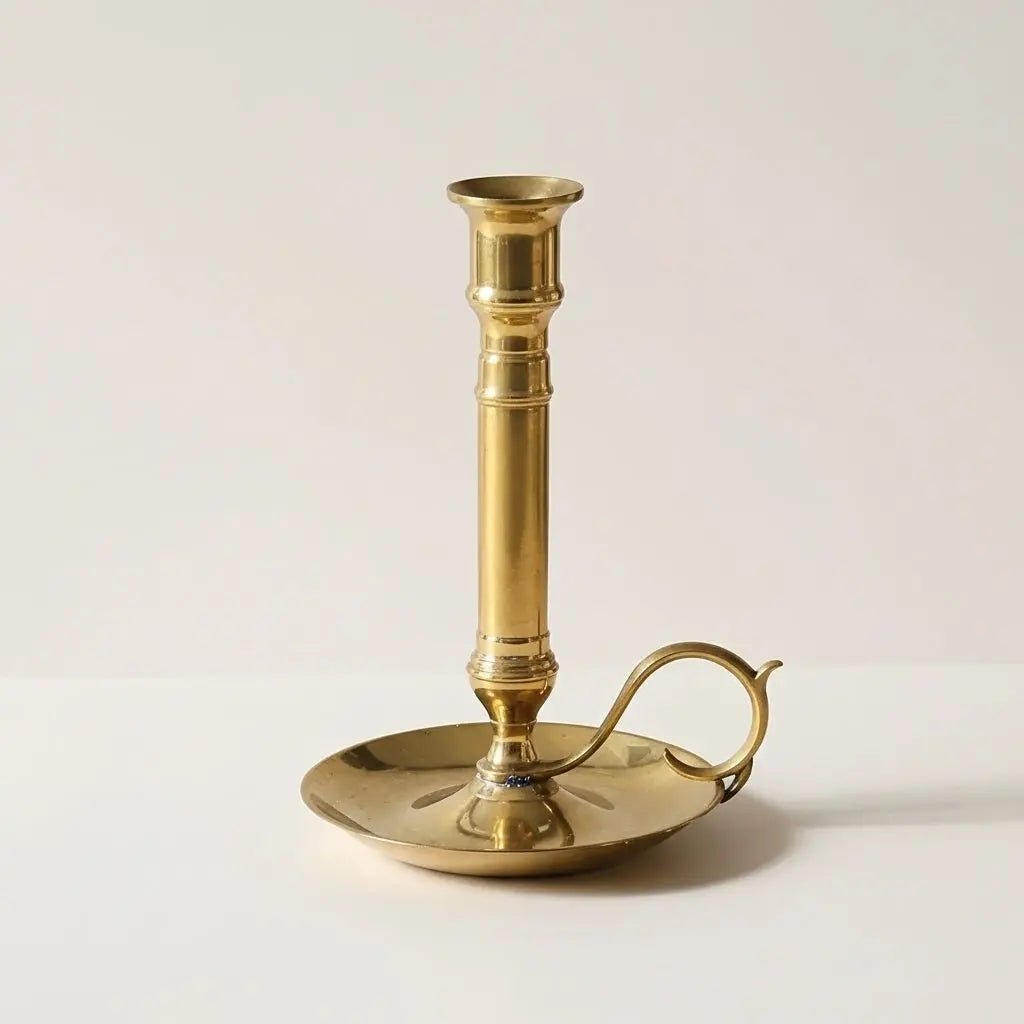 ELERION-Bougeoir vintage en Laiton