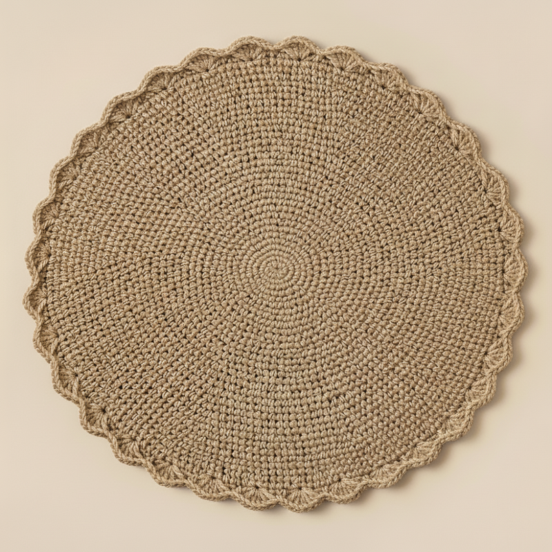 SOLPHIA- Set de table tissé en raphia (1 pièce) ORGUENDA UNIVERS