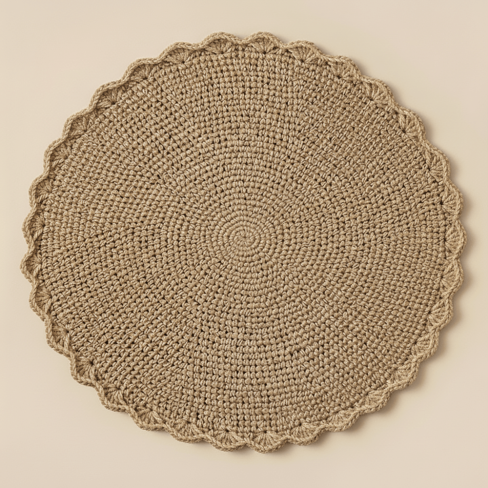 SOLPHIA- Set de table tissé en raphia (1 pièce)