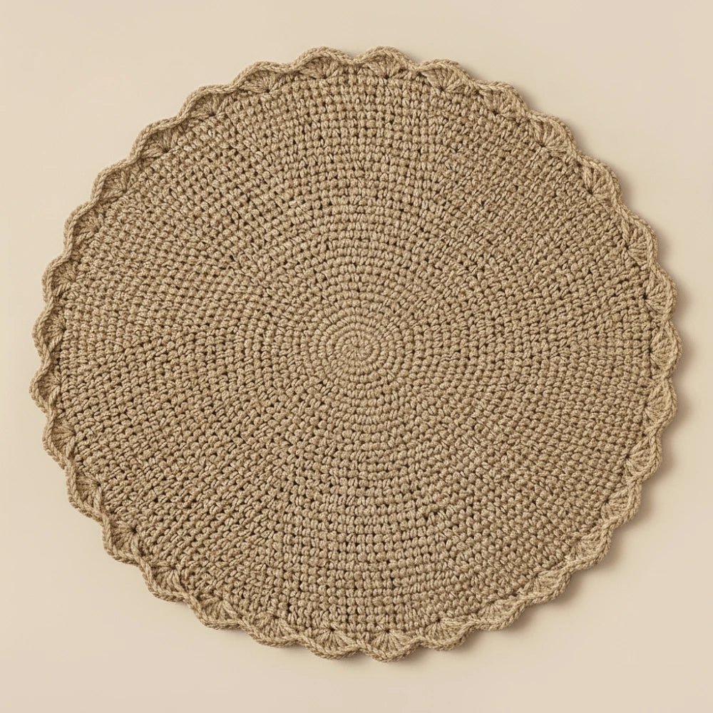 SOLPHIA- Set de table tissé en raphia (1 pièce)