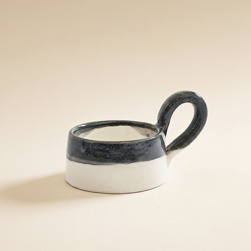 Porte bougie gris en céramique ORGUENDA UNIVERS