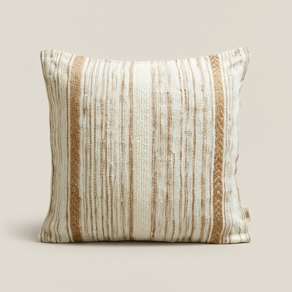 RAYAN- Housse de coussin Tissée