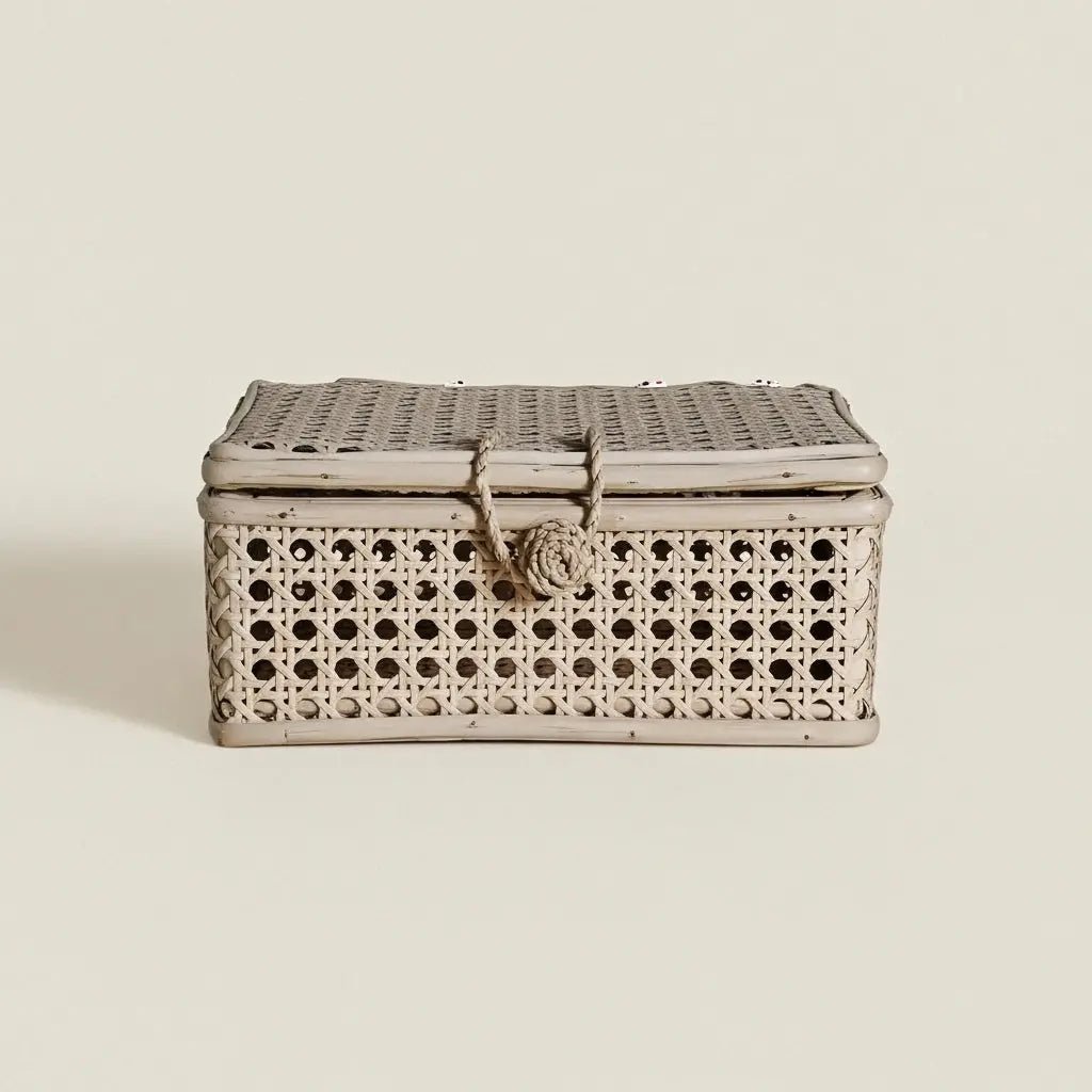 YARA- Boîte décorative en cannage