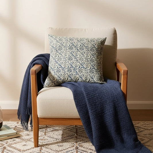 BLOMIR- Housse de coussin Fleuri