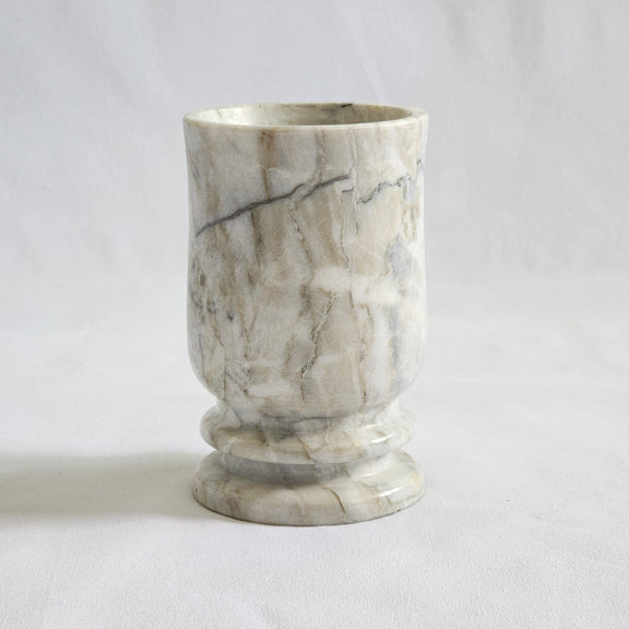 BIANCO- Vase en marbre - ORGUENDA UNIVERS