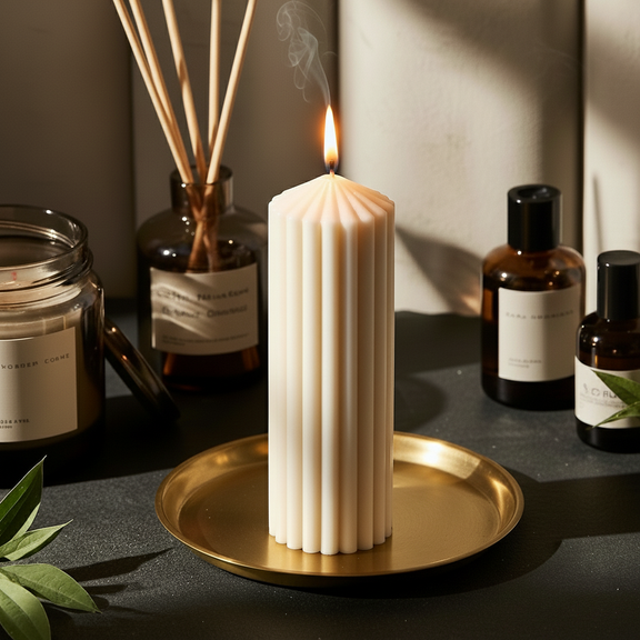 Bougie Athene Pillar ORGUENDA UNIVERS