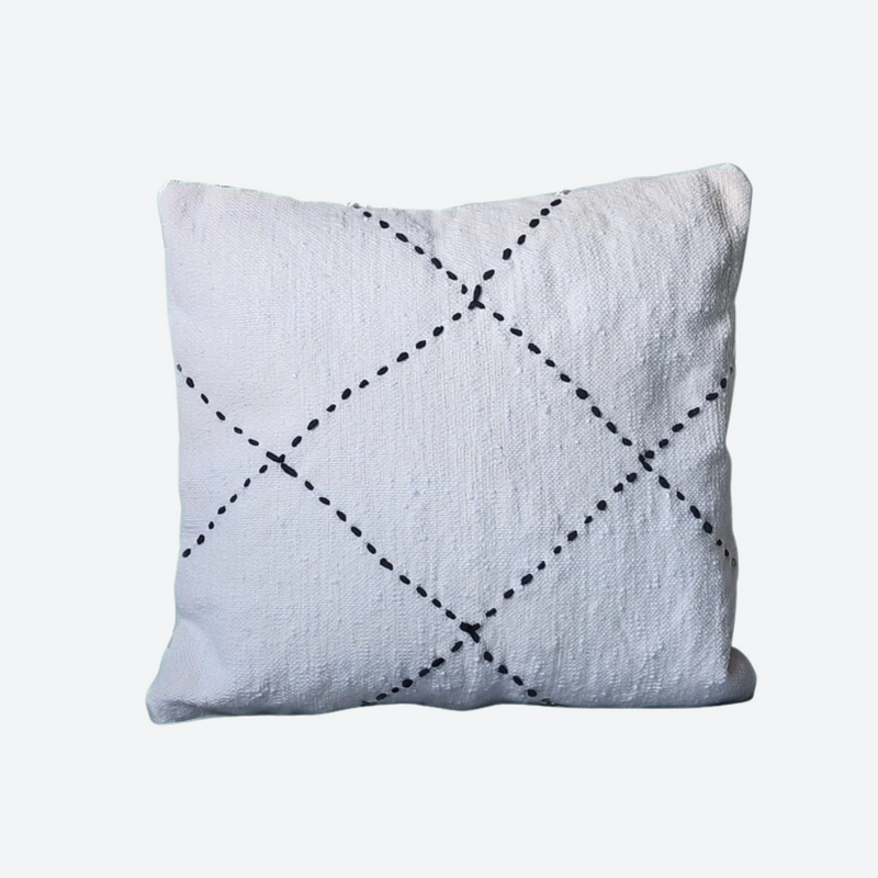 IGLENE- Coussin tissé losanges - ORGUENDA UNIVERS