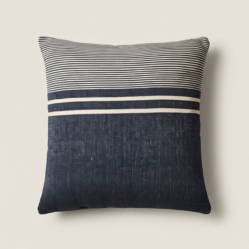 DORIM- Housse de coussin rayée