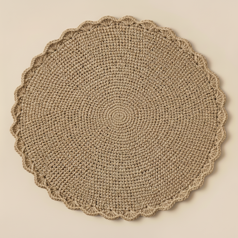 SOLPHIA- Set de table tissé en raphia (1 pièce) ORGUENDA UNIVERS
