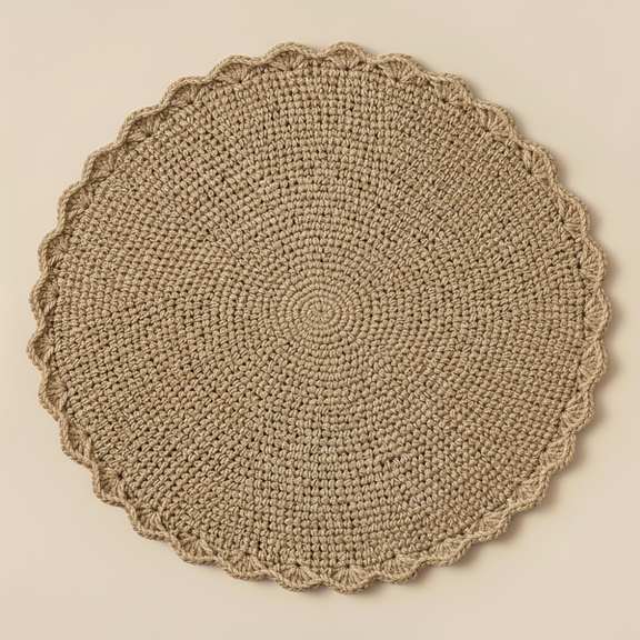 SOLPHIA- Set de table tissé en raphia (1 pièce) ORGUENDA UNIVERS