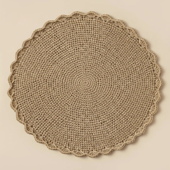 SOLPHIA- Set de table tissé en raphia (1 pièce)