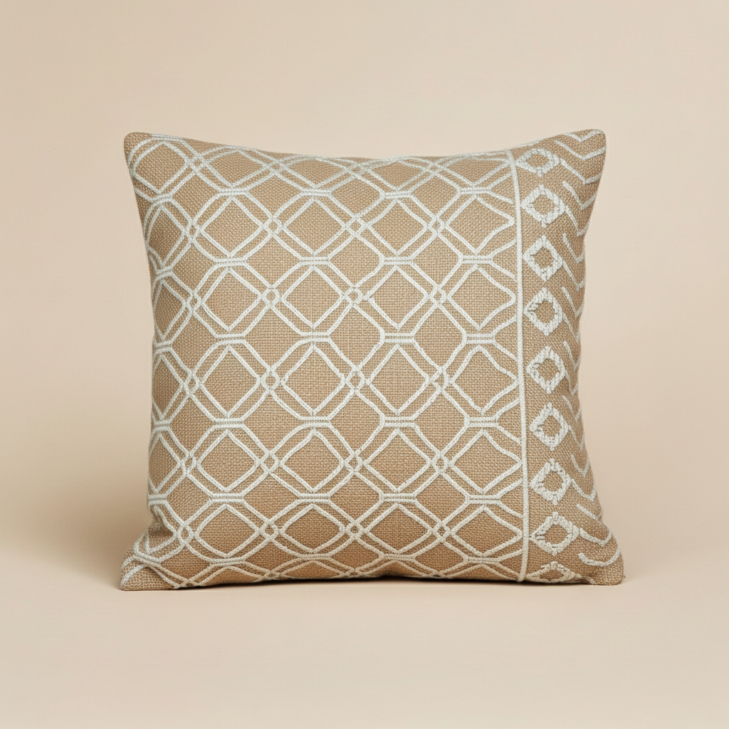SOLSTICE- Housse de Coussin Tissée ORGUENDA UNIVERS
