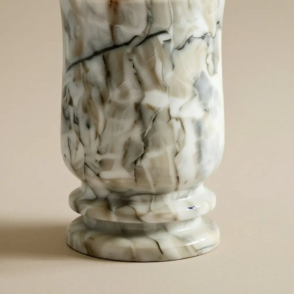 BIANCO- Vase en marbre ORGUENDA UNIVERS