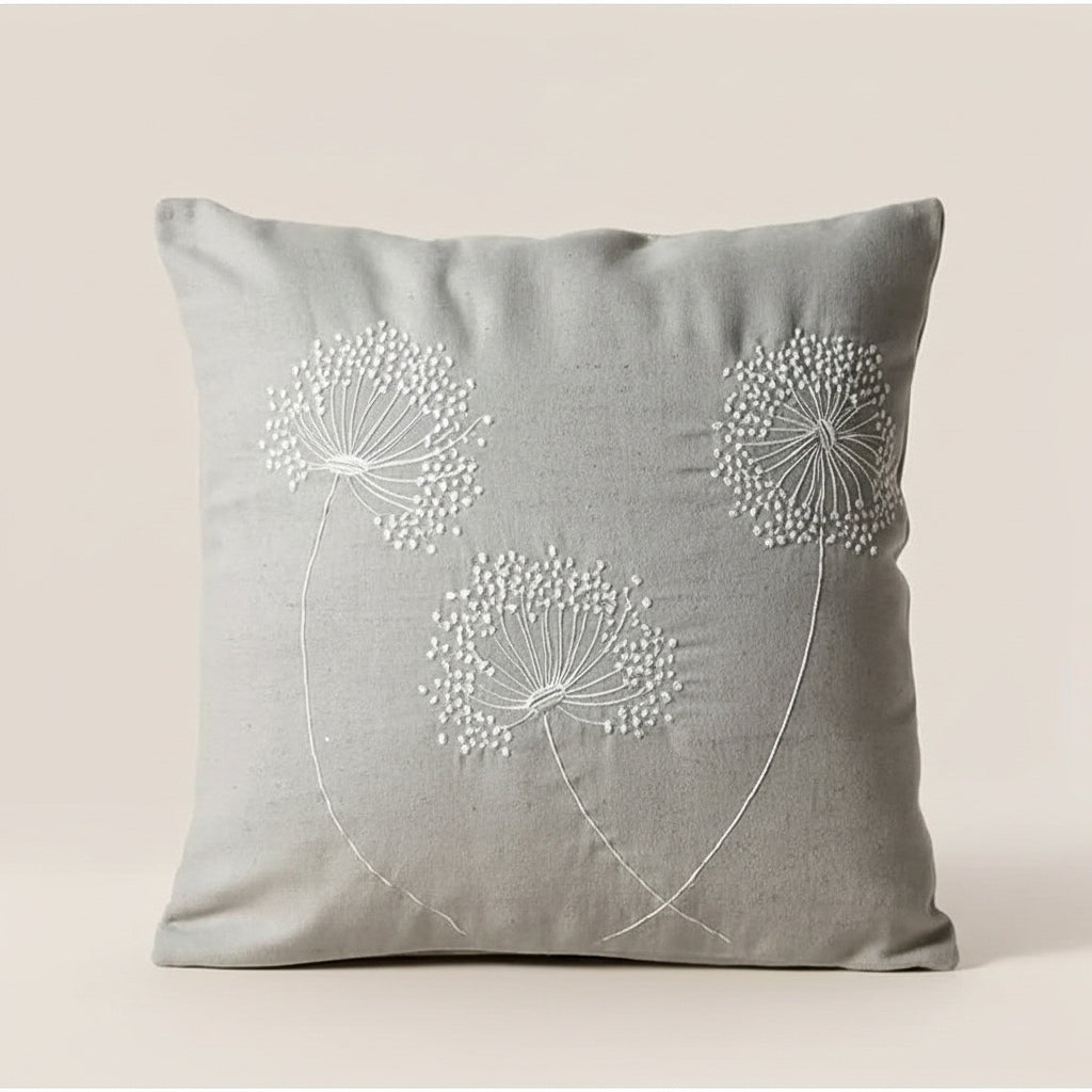 PISSENLIT- Housse de coussin Lin ORGUENDA UNIVERS