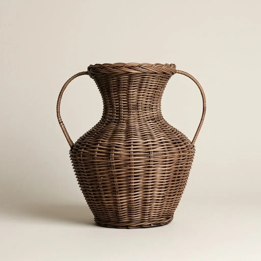 AZALA-Vase en rotin ORGUENDA UNIVERS