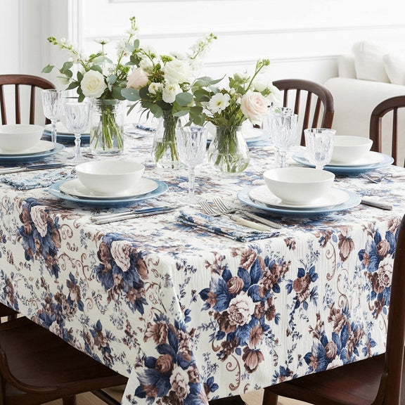 FLORANTINE-Nappe de table fleurie vintage ORGUENDA UNIVERS