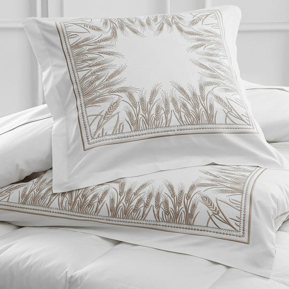 SHEAF- Parure de Lit en pure Cotton Brodée ORGUENDA UNIVERS