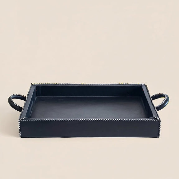 ZOULA- Plateau en Cuir