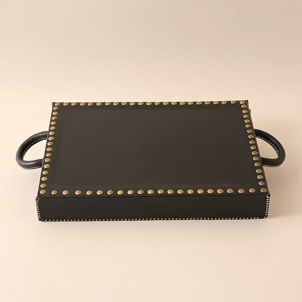 ZOULA- Plateau en Cuir